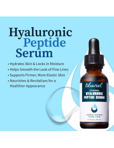 Suero de Ácido Hialurónico Ebanel 30ml con Péptidos y Vitamina C 2