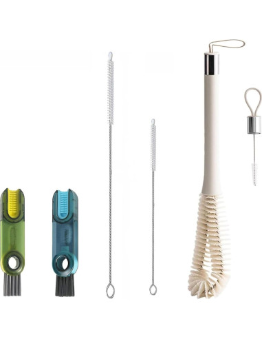 Juego de Cepillos de Limpieza 3 en 1 QINGLITION Verde-Azul