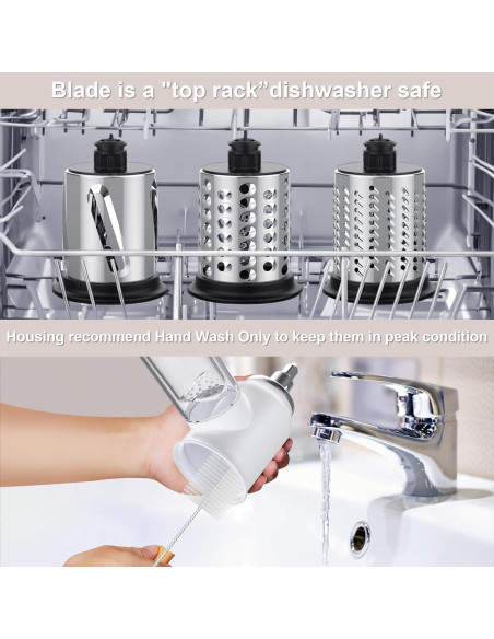 Accesorio Rallador y Cortador Cofun para Batidora Kitchenaid