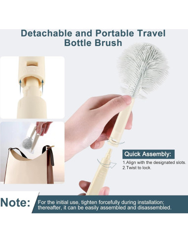 Juego de Cepillos de Limpieza 3 en 1 QINGLITION Verde-Azul