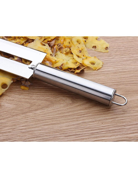 Cuchillo de Acero Inoxidable Jwthee para Pelar Frutas Duras