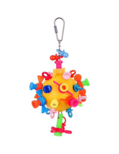 Juguete para Aves Super Bird Creations Screwball SB1215 - Interactivo para Loros Grandes