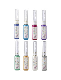 Máscara de Color de Cabello Temporal 8 Colores DSADKI 2