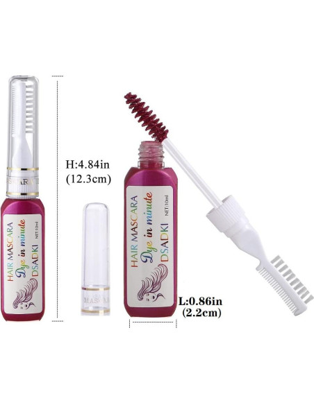 Máscara de Color de Cabello Temporal 8 Colores DSADKI