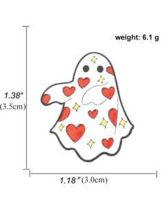 Pines de Esmalte Kawaii Halloween - Animales Divertidos 2