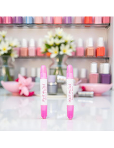 Set 2 Bolígrafos Correctores Esmalte Uñas WLngtv 6g Rosa 2