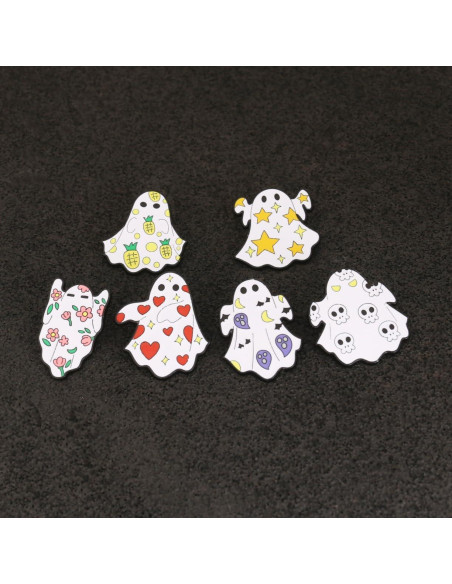 Pines de Esmalte Kawaii Halloween - Animales Divertidos Pines de Esmalte Kawaii Halloween - Animales Divertidos