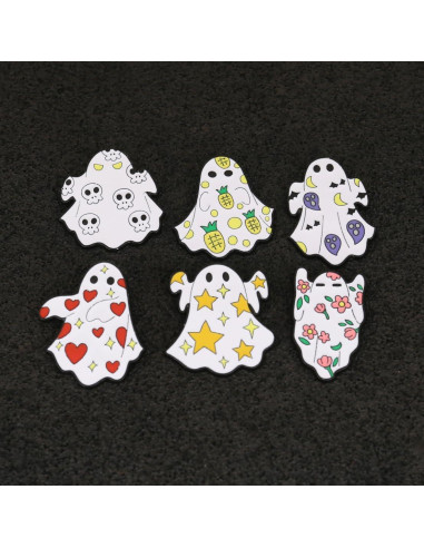 Pines de Esmalte Kawaii Halloween - Animales Divertidos