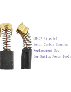 Juego de Cepillos de Carbón Makita CB407 - 2 Pares para Herramientas Eléctricas 2