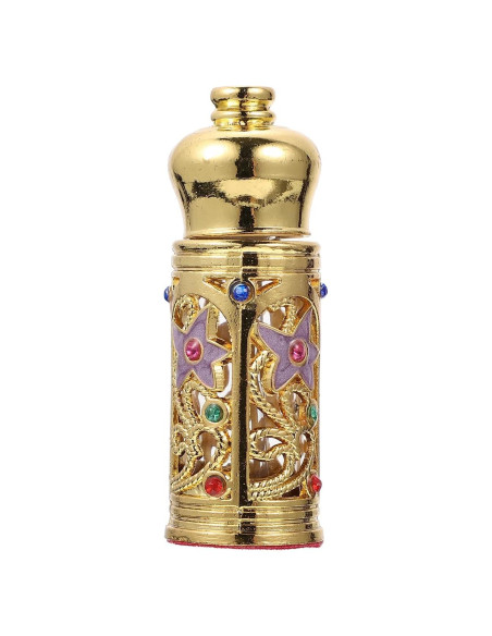 Botella de Perfume Rellenable Beavorty Vintage Dorada 24g