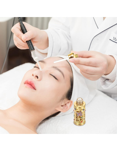 Botella de Perfume Rellenable Beavorty Vintage Dorada 24g