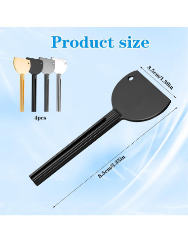 Exprimidor de Tubo de Pasta de Dientes JIYIN 4 Pcs Acero Inoxidable
