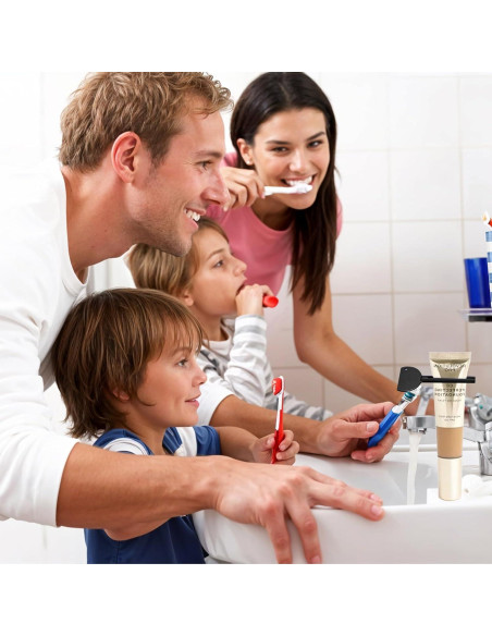 Exprimidor de Tubo de Pasta de Dientes JIYIN 4 Pcs Acero Inoxidable