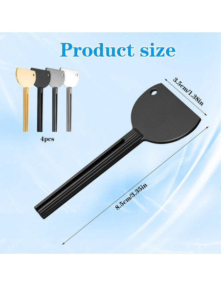 Exprimidor de Tubo de Pasta de Dientes JIYIN 4 Pcs Acero Inoxidable