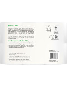 Papel Higiénico de Bambú Green Generation 12 Rollos 300 Hojas 2