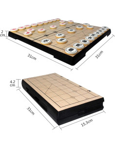 Juego de Ajedrez Chino Magnético Luoyer 30.99 cm Plegable 2