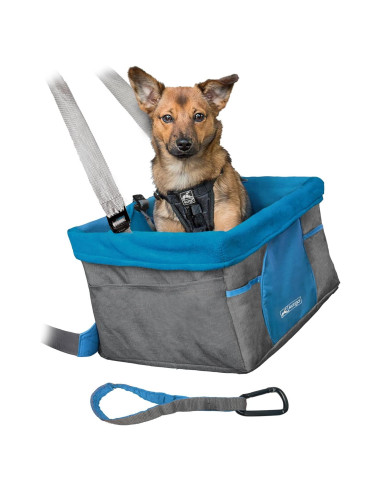 Asiento Elevador para Perros Kurgo - Hasta 13.6 kg - Gris Heather