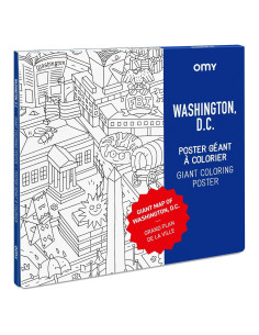 Póster para Colorear Gigante Omy Washington DC 101.6 x 71.1 cm