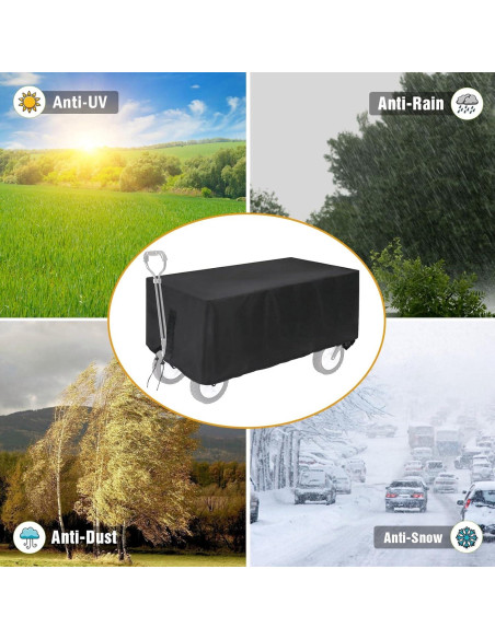 Cubierta de Carro Plegable TheElves Impermeable 96.5x55.9x50.8 cm