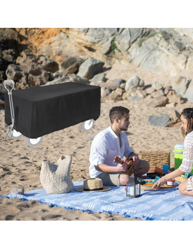 Cubierta de Carro Plegable TheElves Impermeable 96.5x55.9x50.8 cm
