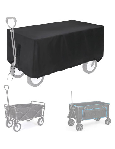Cubierta de Carro Plegable TheElves Impermeable 96.5x55.9x50.8 cm