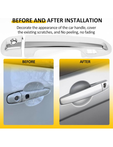 Cubiertas de Manijas de Puerta OCPTY para Toyota 4Runner 2010-2022