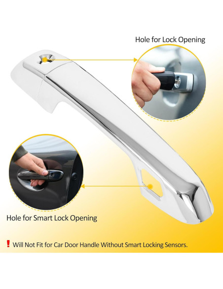 Cubiertas de Manijas de Puerta OCPTY para Toyota 4Runner 2010-2022