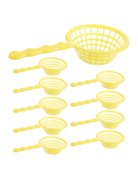10pcs Red de Pesca de Plástico ifundom para Adolescentes