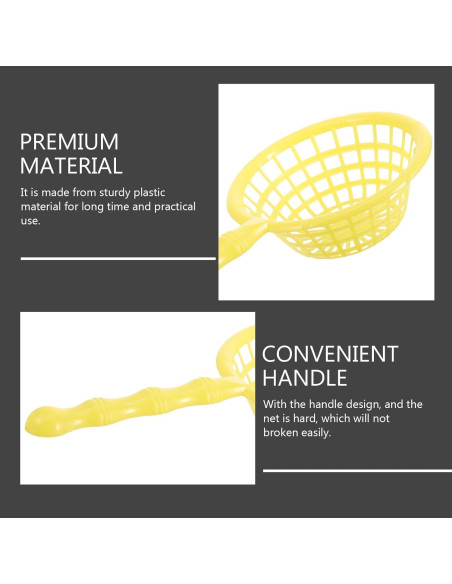 10pcs Red de Pesca de Plástico ifundom para Adolescentes