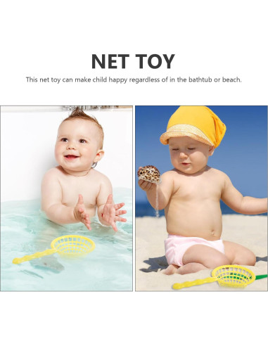 10pcs Red de Pesca de Plástico ifundom para Adolescentes