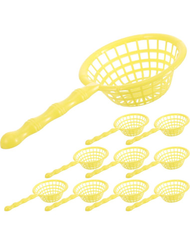 10pcs Red de Pesca de Plástico ifundom para Adolescentes