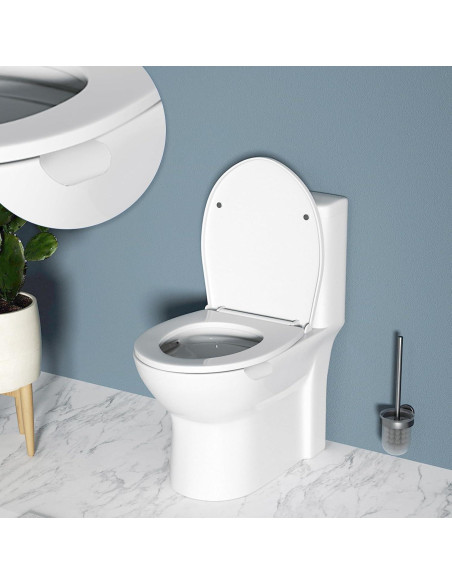 Elevador de Tapa de Inodoro Linkidea 3 Pcs Blanco Adhesivo Elevador de Tapa de Inodoro Linkidea 3 Pcs Blanco Adhesivo