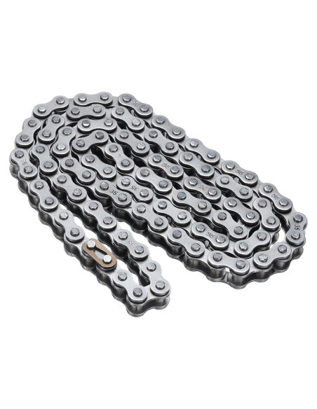 Cadena de Rodillos uxcell 1.52m Acero al Carbono 160 Enlaces