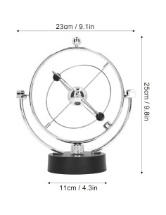 Adorno de Movimiento Perpetuo 3D Aramox para Escritorio 2