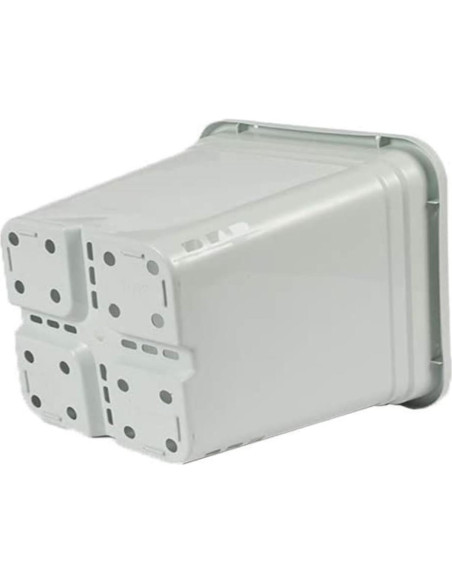 Maceta de Vivero SUNPACK Cuadrada Blanca 30.48 cm - Drenaje