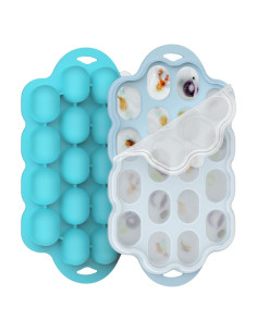 Bandeja de Congelador de Silicona Tohecu para Bebés 2 Piezas