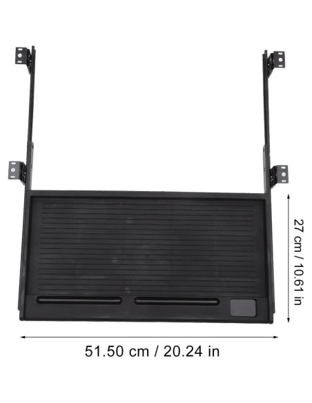 Bandeja Deslizante para Teclado Bajo Escritorio Jojofuny 51.5x27cm Bandeja Deslizante para Teclado Bajo Escritorio Jojofuny 51.5x27cm