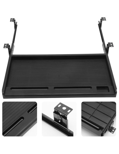 Bandeja Deslizante para Teclado Bajo Escritorio Jojofuny 51.5x27cm