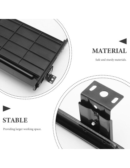 Bandeja Deslizante para Teclado Bajo Escritorio Jojofuny 51.5x27cm Bandeja Deslizante para Teclado Bajo Escritorio Jojofuny 51.5x27cm