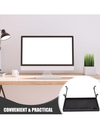 Bandeja Deslizante para Teclado Bajo Escritorio Jojofuny 51.5x27cm