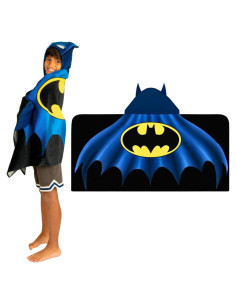 Toalla de Baño con Capucha Batman Franco 61x127 cm Algodón