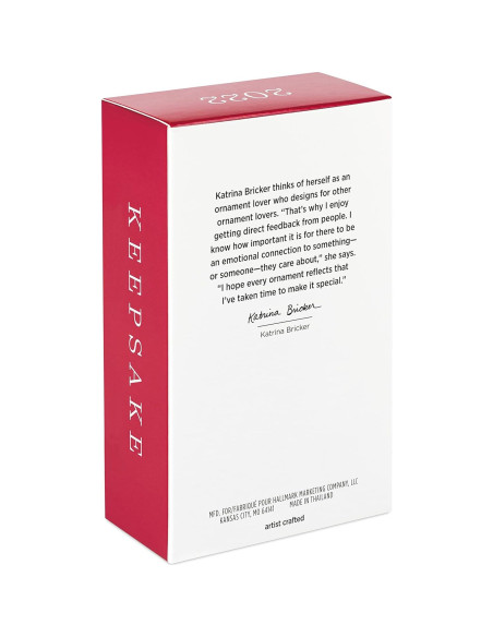 Set de 2 Adornos Navideños Hallmark Moana y Pua 2022