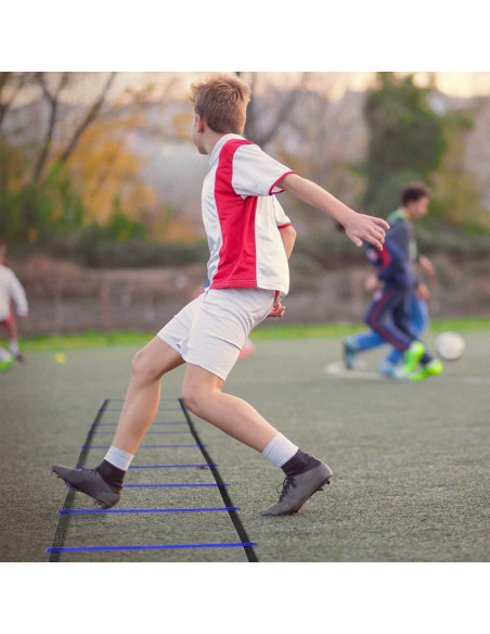 Conjunto de Entrenamiento Agilidad OFYDNR - Escalera 6.1m, 12 Conos, Paracaídas