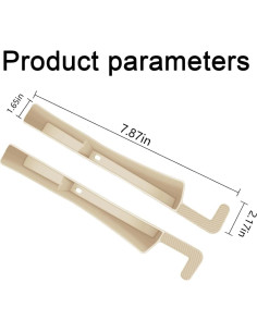 Relleno de Espacio entre Asientos de Coche Osilly Beige 2Pcs 2