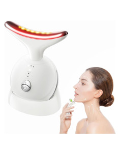 Masajeador Facial 7 en 1 Siaca con Luz Roja y Calor