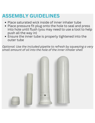 Inhaladores de Aceite Esencial Wild Essentials - Paquete de 12