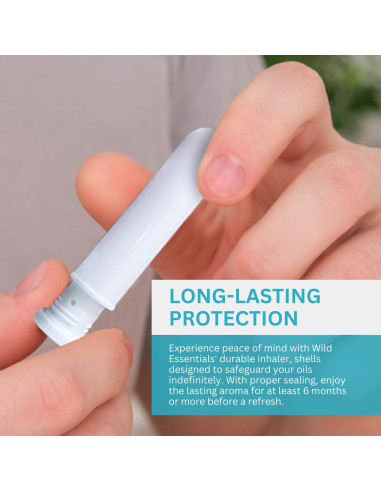 Inhaladores de Aceite Esencial Wild Essentials - Paquete de 12