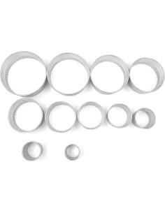 Juego de Cortadores Redondos JOKUMO 11 Piezas Acero Inoxidable 2