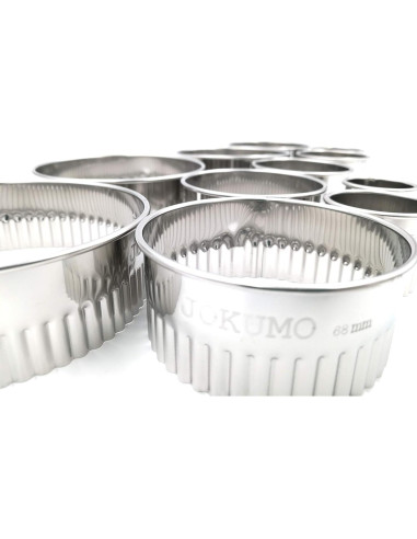 Juego de Cortadores Redondos JOKUMO 11 Piezas Acero Inoxidable