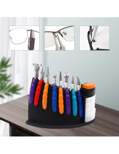 Kit de Herramientas Ópticas FAWEIUS con 8 Alicates y 6 Destornilladores